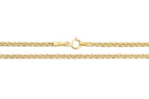 Arany nyaklánc Mona Lisa 3mm - Valentin-napi ajándékok