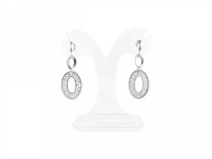 Filigrán oválisos ezüst fülbevaló - Ezüst gyűrű